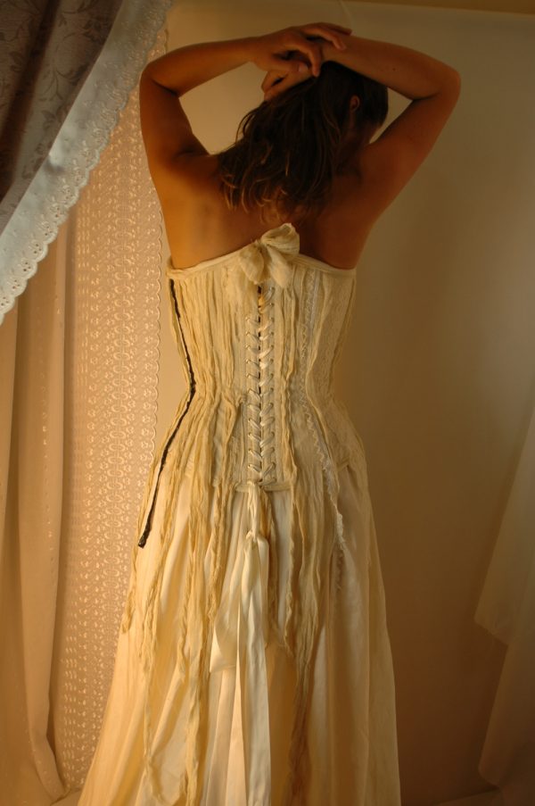 Back view of Ophelia gown