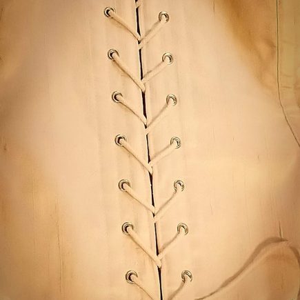 Steel boned corset