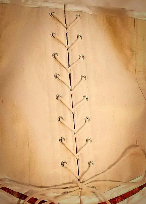 Steel boned corset