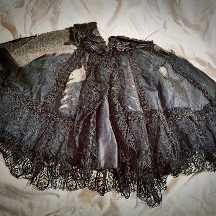 Black Victorian cape